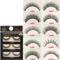 3 Pairs Fashion False Eyelashes Long Natural Looking Lash Extensions For Daily And Party Makeup 0