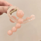 Womens Hair Claw Clip With Round Beads Korean Style High Ponytail Clamp Barrette 1