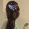 Purple Faux Velvet Hairpin Ancient Style Handmade Filigree Hair Accessory For Hanfu And Cosplay 1 T 7