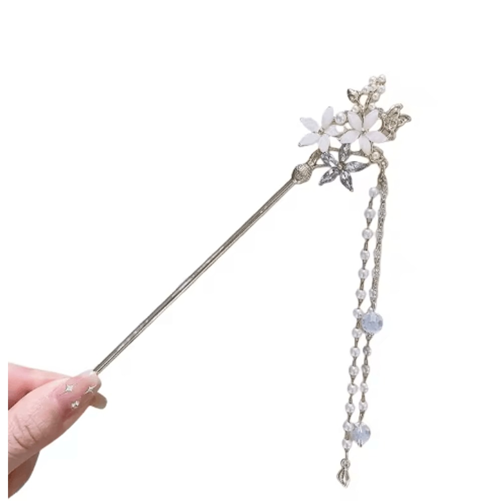 Hanfu Hairpin Chopsticks With Tassel Neo Chinese Cheongsam Hair Accessories For Women 1