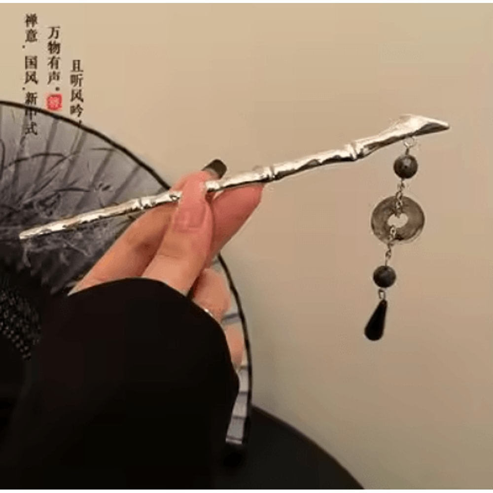 Hanfu Hairpin Chopsticks With Tassel Neo Chinese Cheongsam Hair Accessories For Women 2