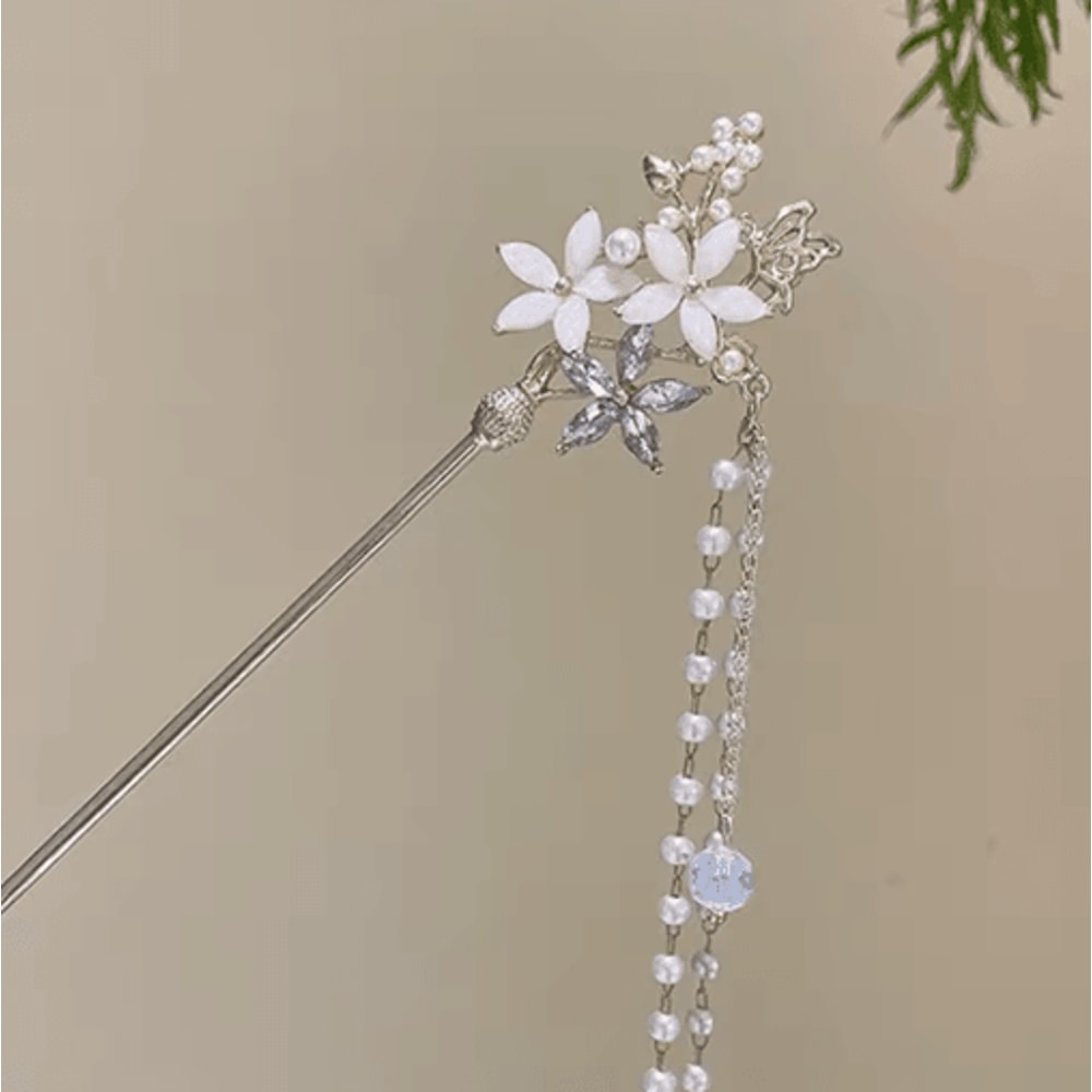 Hanfu Hairpin Chopsticks With Tassel Neo Chinese Cheongsam Hair Accessories For Women 0