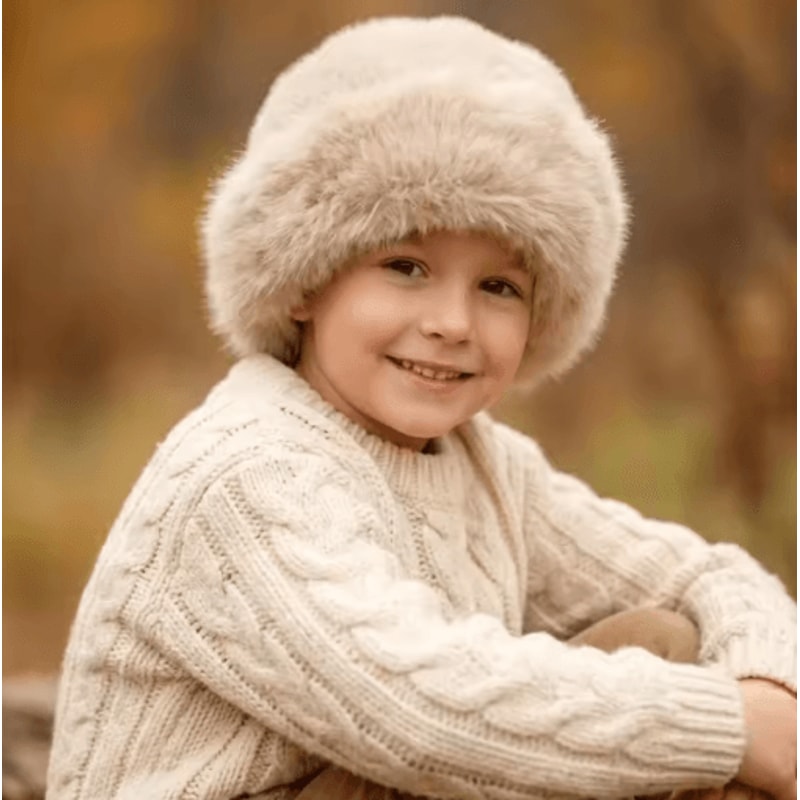 Womens Winter Fleece Bucket Hat With Ear Protectors Windproof Warm Casual Outdoor Hat 2