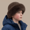 Womens Winter Fleece Bucket Hat With Ear Protectors Windproof Warm Casual Outdoor Hat 3