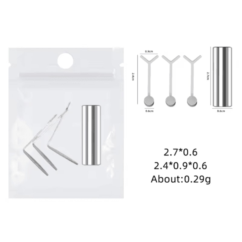 DIY Nail Art Magnet Set Strong Cats Eye Magnetic Rod With Heart Shaped Design 5