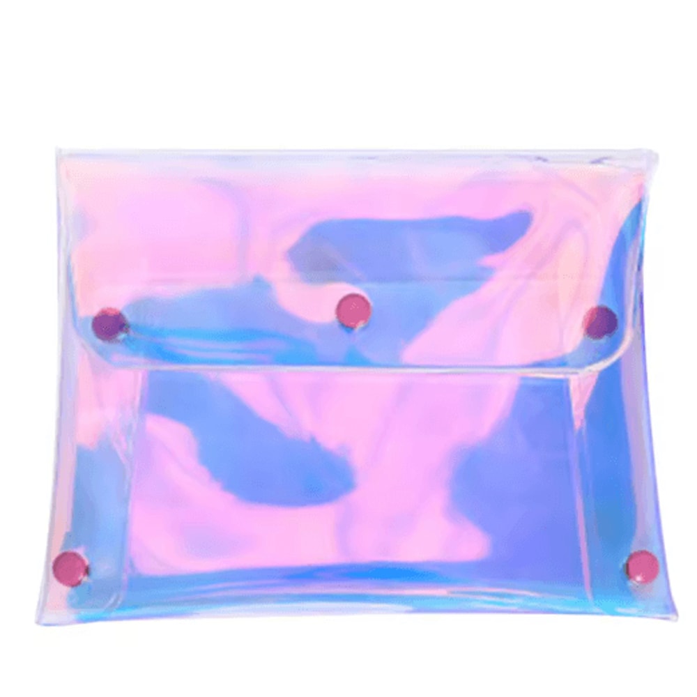 Laser Pouch Makeup Bag Waterproof PVC Cosmetic And Pencil Case Organizer 3 Sizes 1