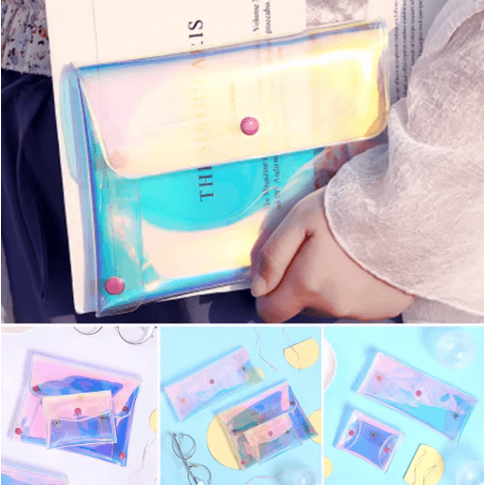 Laser Pouch Makeup Bag Waterproof PVC Cosmetic And Pencil Case Organizer 3 Sizes 5