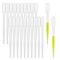 100PCS Calibration Pipettes With Scale Disposable Liquid Droppers 1 To 5 Ml 0