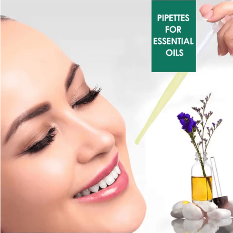 100PCS Calibration Pipettes With Scale Disposable Liquid Droppers 1 To 5 Ml 9