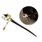 White Flower Hair Sticks Forks Retro Chinese Style Wooden Hair Pins With Pendant 3