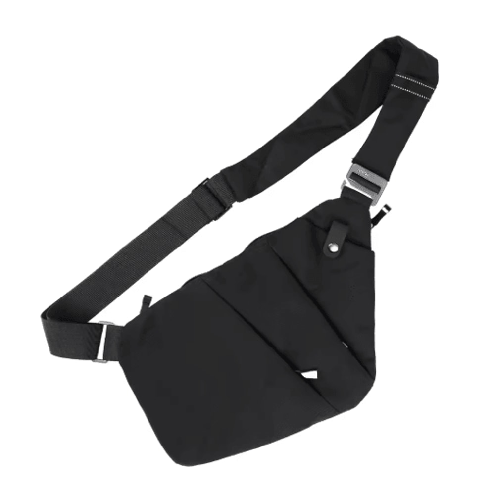 Slim Crossbody Sling Bag Lightweight Nylon Travel Fanny Pack With Adjustable Strap 1