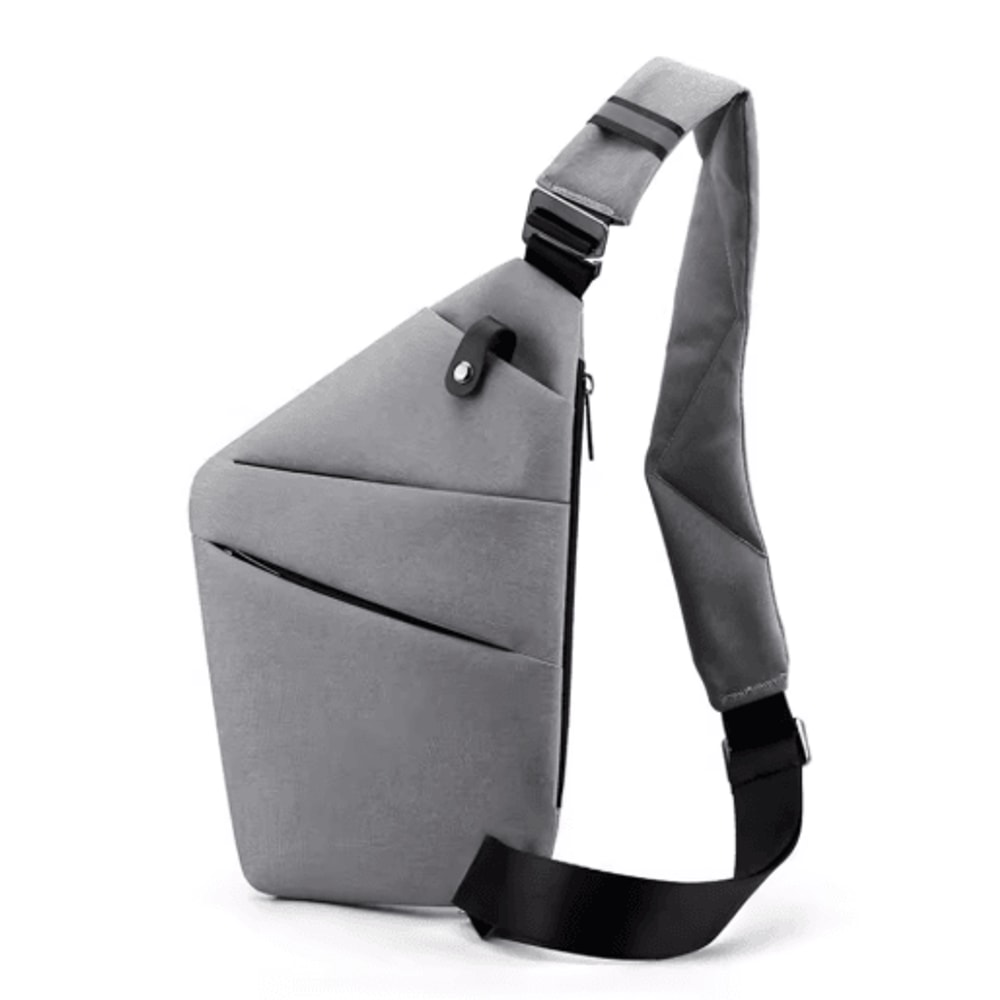 Slim Crossbody Sling Bag Lightweight Nylon Travel Fanny Pack With Adjustable Strap 2