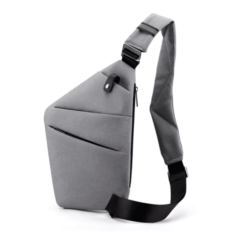 Slim Crossbody Sling Bag Lightweight Nylon Travel Fanny Pack With Adjustable Strap 2