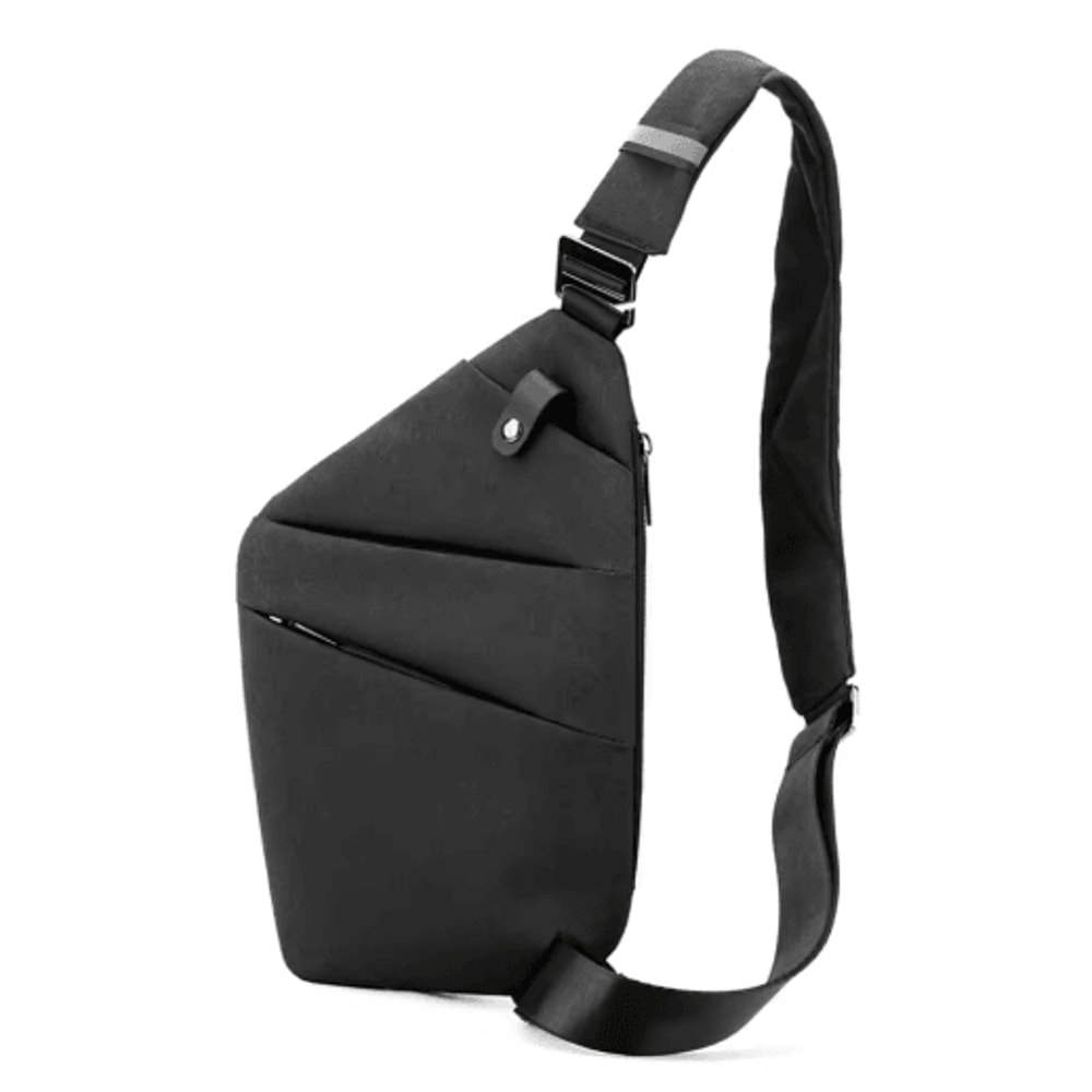 Slim Crossbody Sling Bag Lightweight Nylon Travel Fanny Pack With Adjustable Strap 4