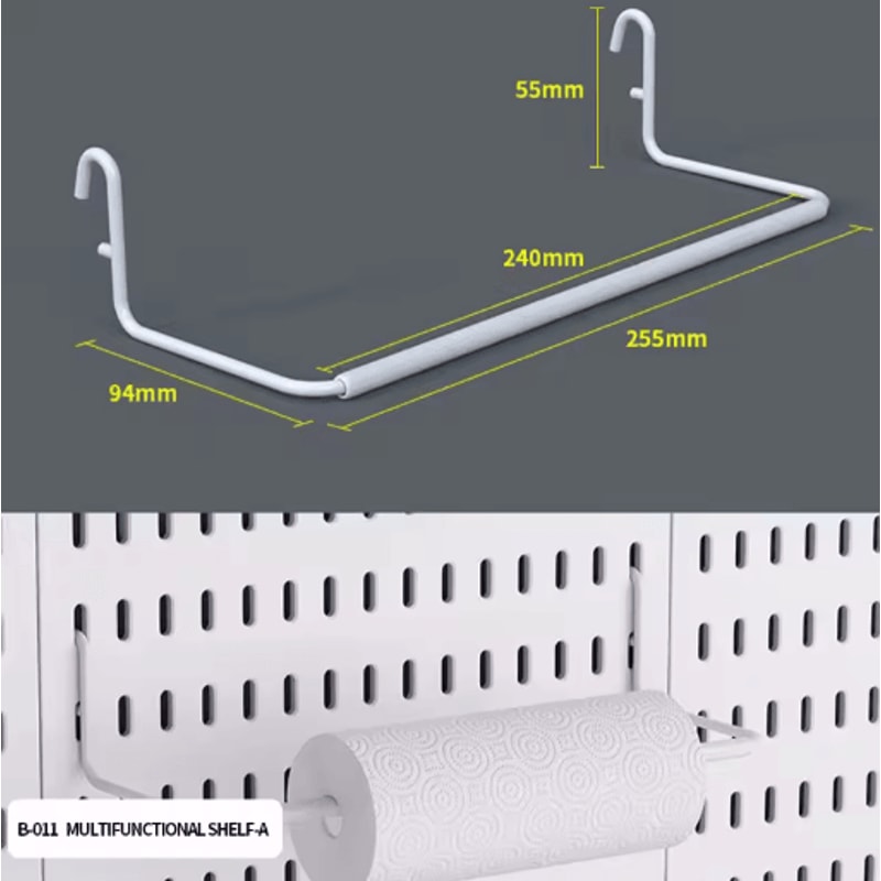 Multi Functional Entryway Storage Rack Doorway Organizer With Hooks And Partition Boards 17