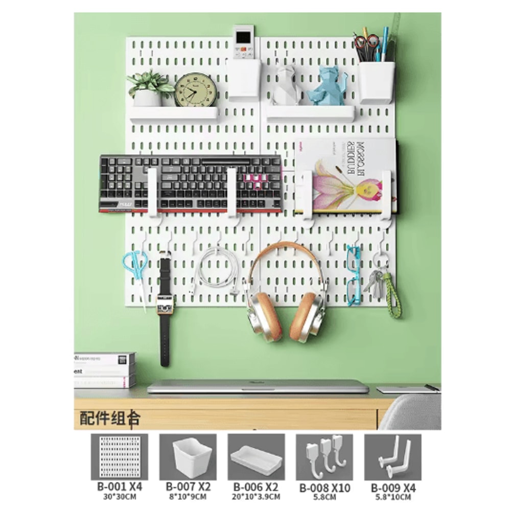 Multi Functional Entryway Storage Rack Doorway Organizer With Hooks And Partition Boards 25