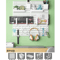 Multi Functional Entryway Storage Rack Doorway Organizer With Hooks And Partition Boards 25