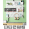 Multi Functional Entryway Storage Rack Doorway Organizer With Hooks And Partition Boards 25