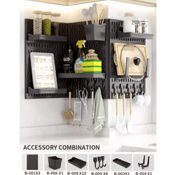 multi functional entryway storage rack doorway organizer with hooks and partition boards