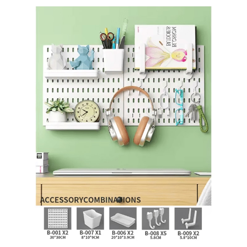 Multi Functional Entryway Storage Rack Doorway Organizer With Hooks And Partition Boards 27