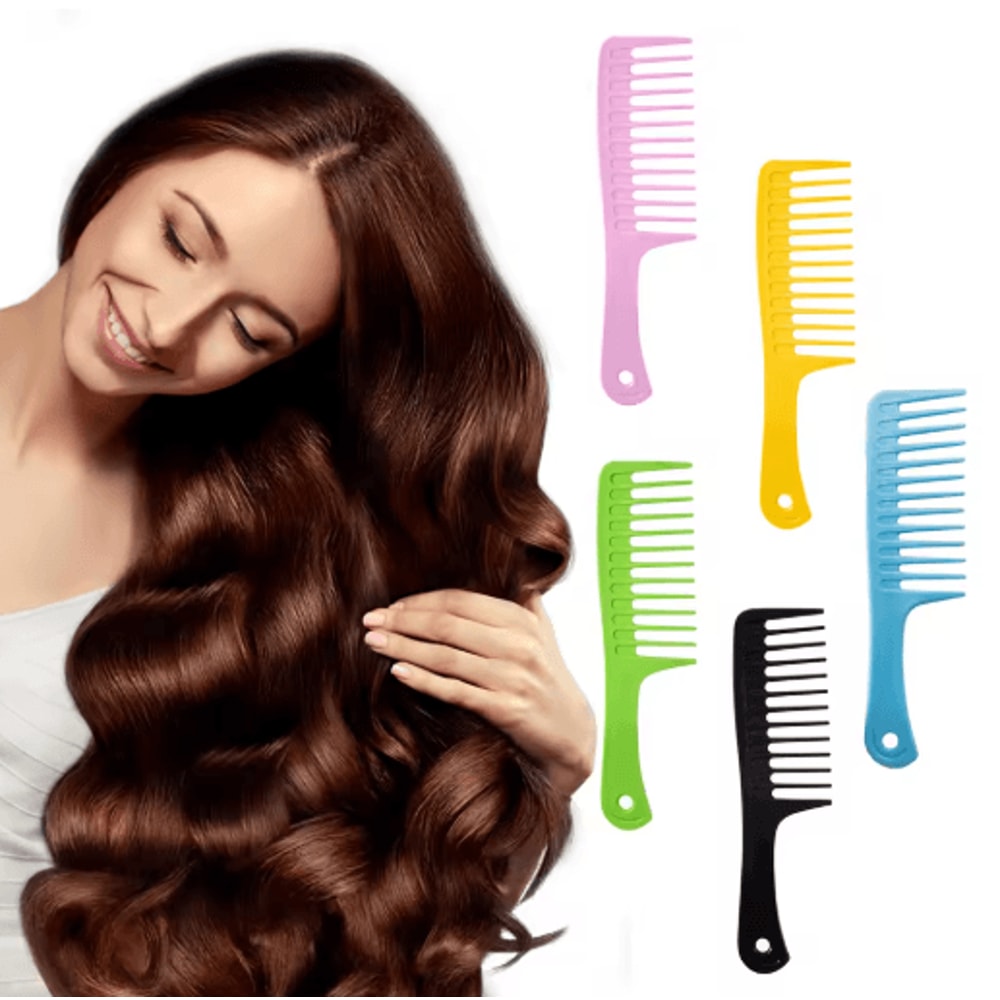 Wet Curly Hair Brush Detangling Comb For Curly Hair Salon Hair Styling Tool Brush For Thick Wavy Ha 9