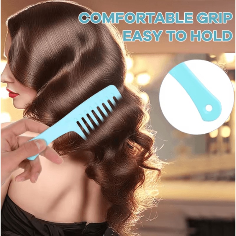 Wet Curly Hair Brush Detangling Comb For Curly Hair Salon Hair Styling Tool Brush For Thick Wavy Ha 10