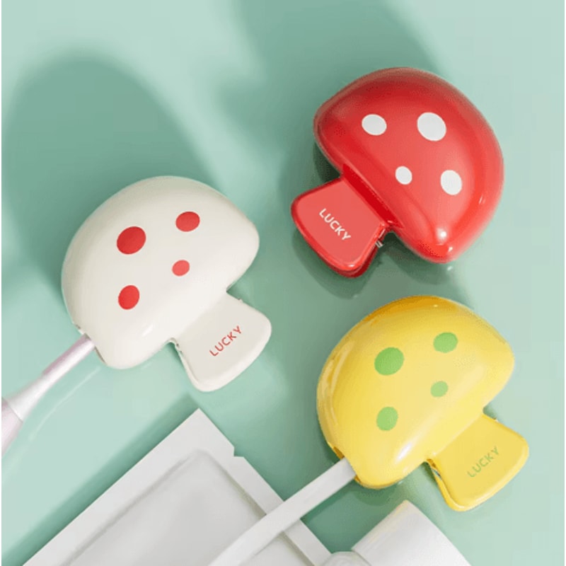 Cartoon Mushroom Toothbrush Head Cover Portable Toothbrush Protector Cap For Home And Travel 6