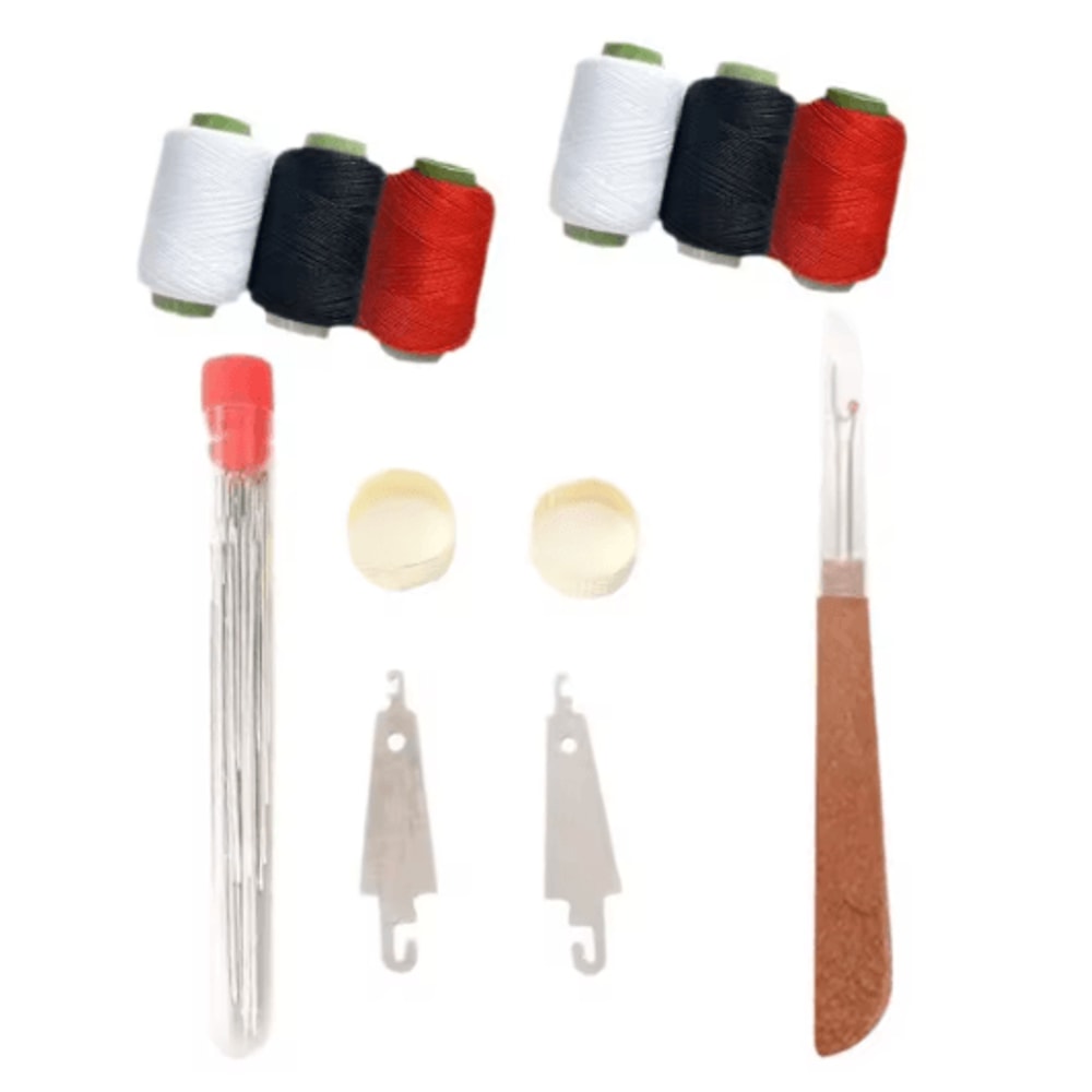 Large Eye Hand Sewing Needles Set 34 37 PCS High Carbon Steel Needles With Thread For DIY And Elder 1