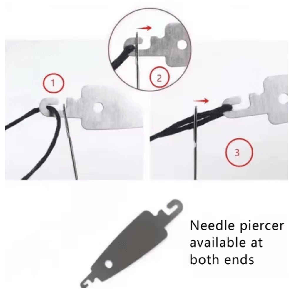 Large Eye Hand Sewing Needles Set 34 37 PCS High Carbon Steel Needles With Thread For DIY And Elder 3