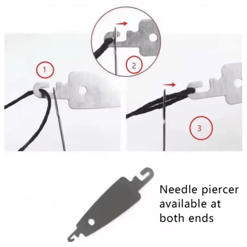 Large Eye Hand Sewing Needles Set 34 37 PCS High Carbon Steel Needles With Thread For DIY And Elder 3