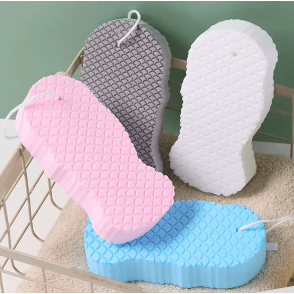 3D PVA Bath Sponge Soft Exfoliating Shower Scrubber With Lanyard For Gentle Cleansing 13
