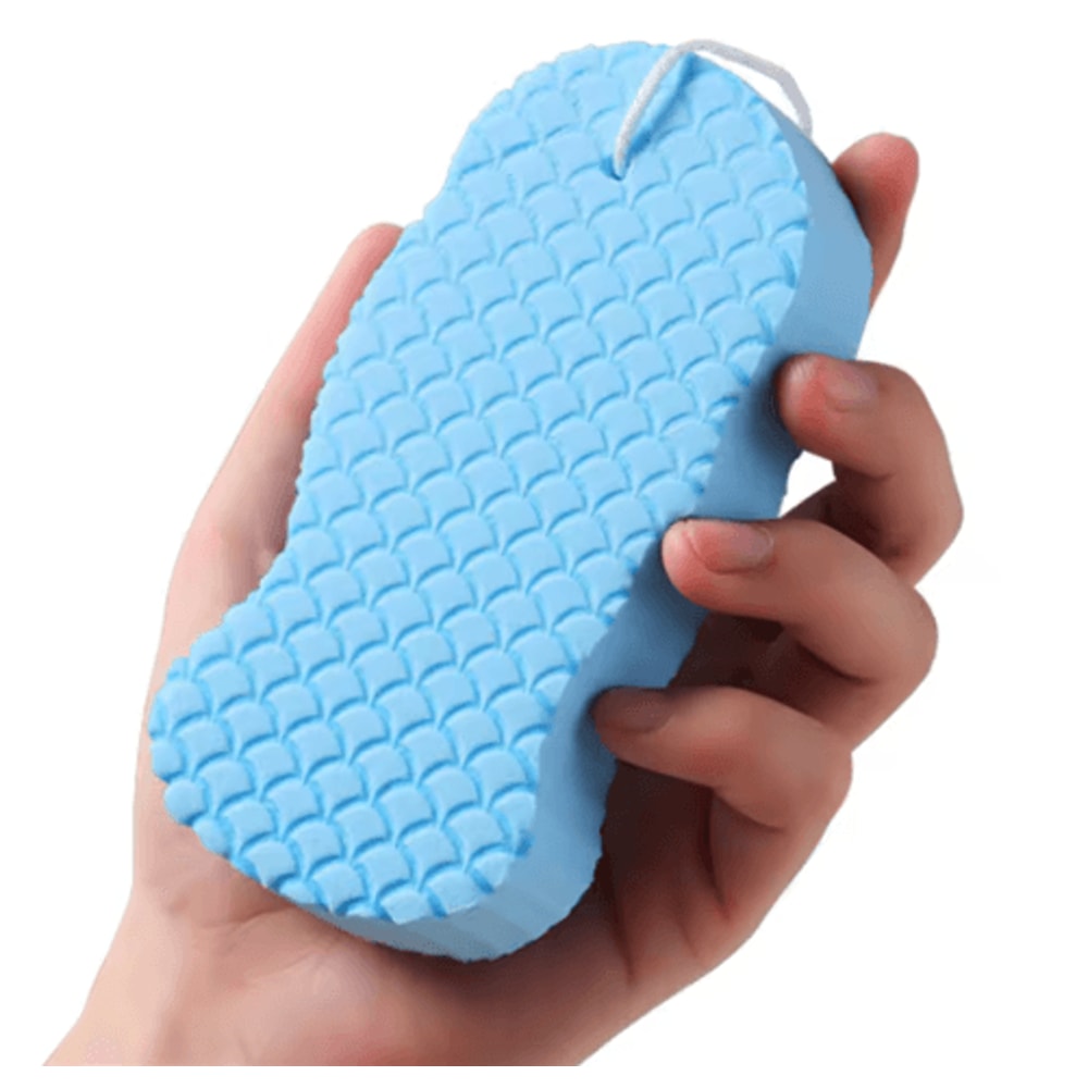 3D PVA Bath Sponge Soft Exfoliating Shower Scrubber With Lanyard For Gentle Cleansing 5