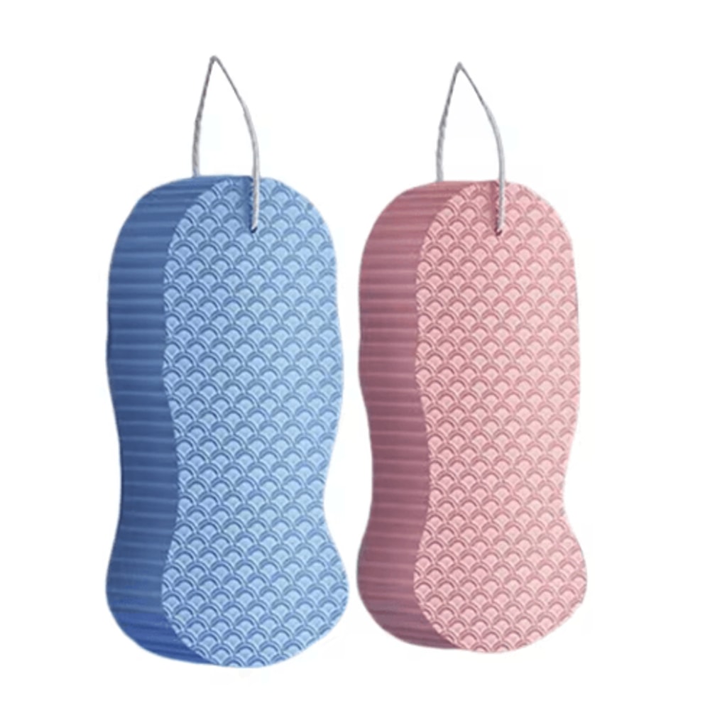 3D PVA Bath Sponge Soft Exfoliating Shower Scrubber With Lanyard For Gentle Cleansing 7