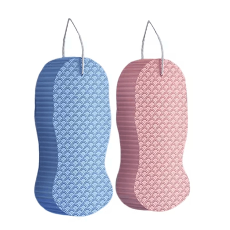 3D PVA Bath Sponge Soft Exfoliating Shower Scrubber With Lanyard For Gentle Cleansing 7
