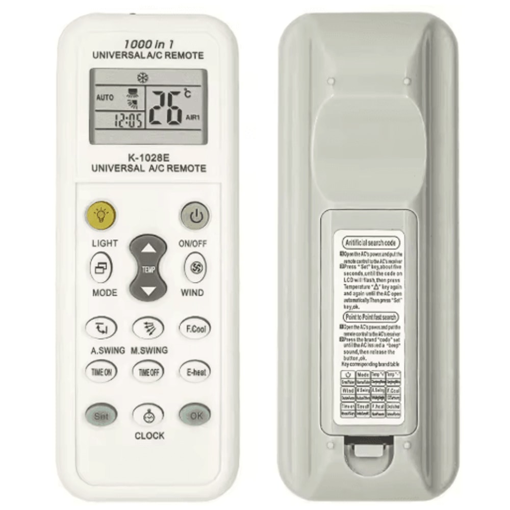 Universal Air Conditioner Remote Control Easy To Use AC Remote Replacement Batteries Not Included 1