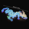 3D Printed Crystal Dragon Figurine Articulated Movable Dragon With Gemstone Accents For Kids 2