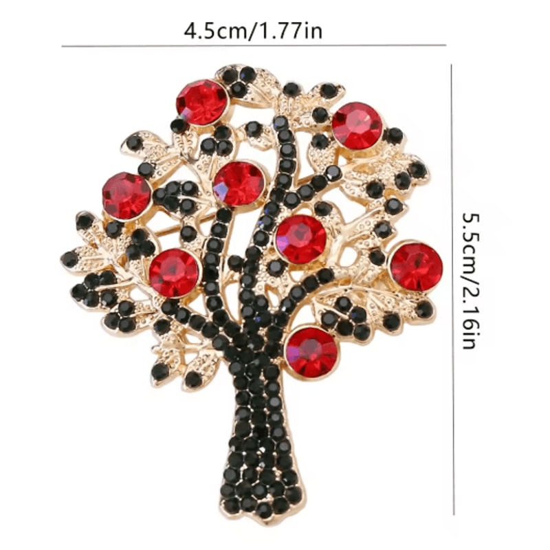 Vintage Alloy Santa Claus Brooch Christmas Tree Metal Pin Badge For Clothing Hats And Bags 4 Styles 3