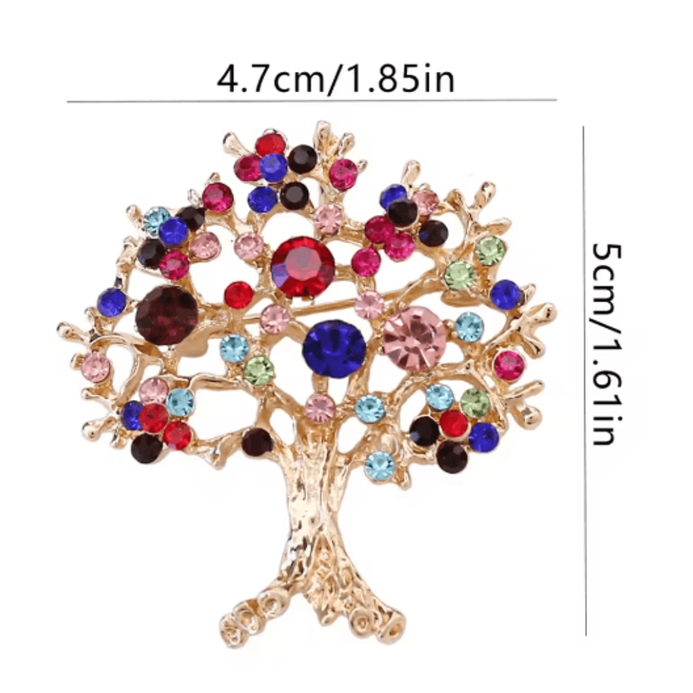 Vintage Alloy Santa Claus Brooch Christmas Tree Metal Pin Badge For Clothing Hats And Bags 4 Styles 4