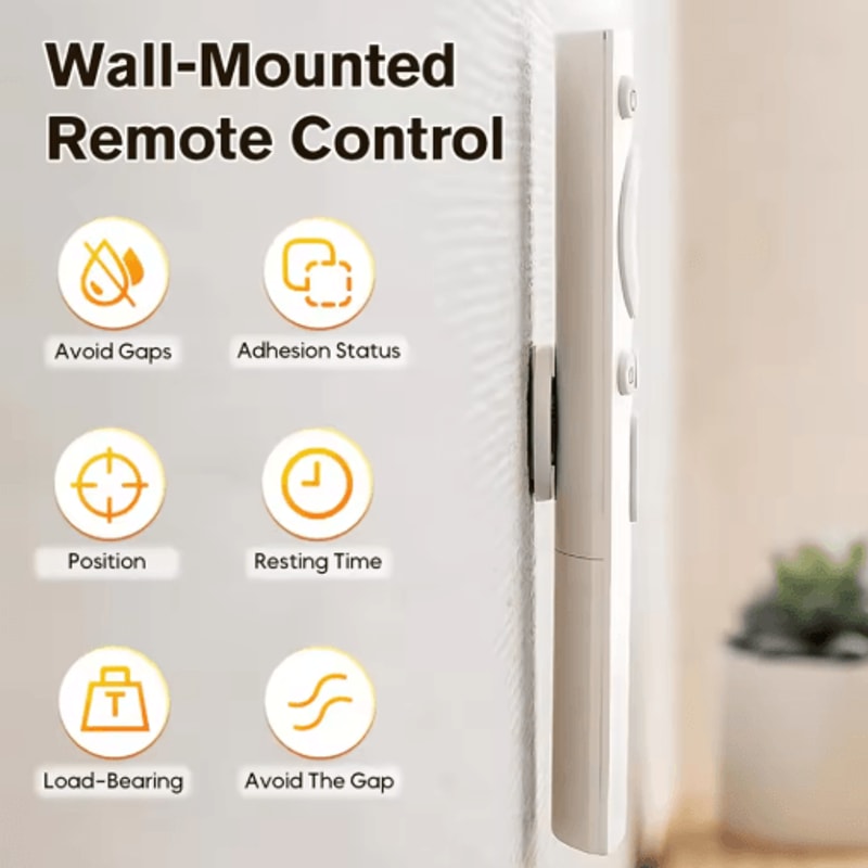 Strong Magnetic Remote Control Holder Self Adhesive Magnet Hook For Home Office And School 11