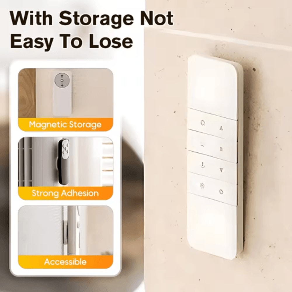 Strong Magnetic Remote Control Holder Self Adhesive Magnet Hook For Home Office And School 12