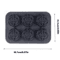 6 Grid Large Silicone Ice Cube Tray Food Grade Square Ice Mold For Whiskey And Bar Drinks 1