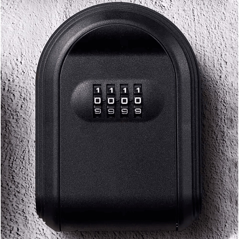Weatherproof Wall Mounted Key Safe Lock Box 4 Digit Combination Key Storage For Home And Office 1