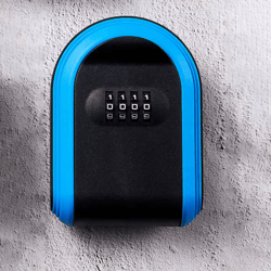 weatherproof wall mounted key safe lock box 4 digit combination key storage for home and office