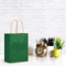 10PCS Green Kraft Paper Gift Bags With Handles Creative Party Favor And Candy Bags 0