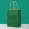 10PCS Green Kraft Paper Gift Bags With Handles Creative Party Favor And Candy Bags 5