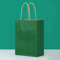 10PCS Green Kraft Paper Gift Bags With Handles Creative Party Favor And Candy Bags 5