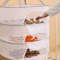 Foldable Hanging Dry Rack With Fly Trap Net Multi Layer Mesh Drying Bag For Food And Laundry 1 2 3 8