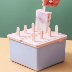 ice cream popsicle mold 4 8 grid diy ice lolly maker with sticks for homemade treats