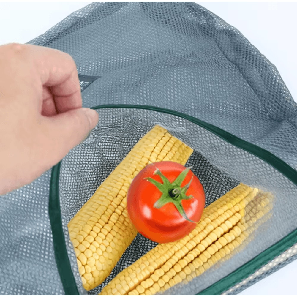 Kitchen Hanging Mesh Storage Bag Reusable Fruit And Vegetable Net Bag 1 2 Layers 7