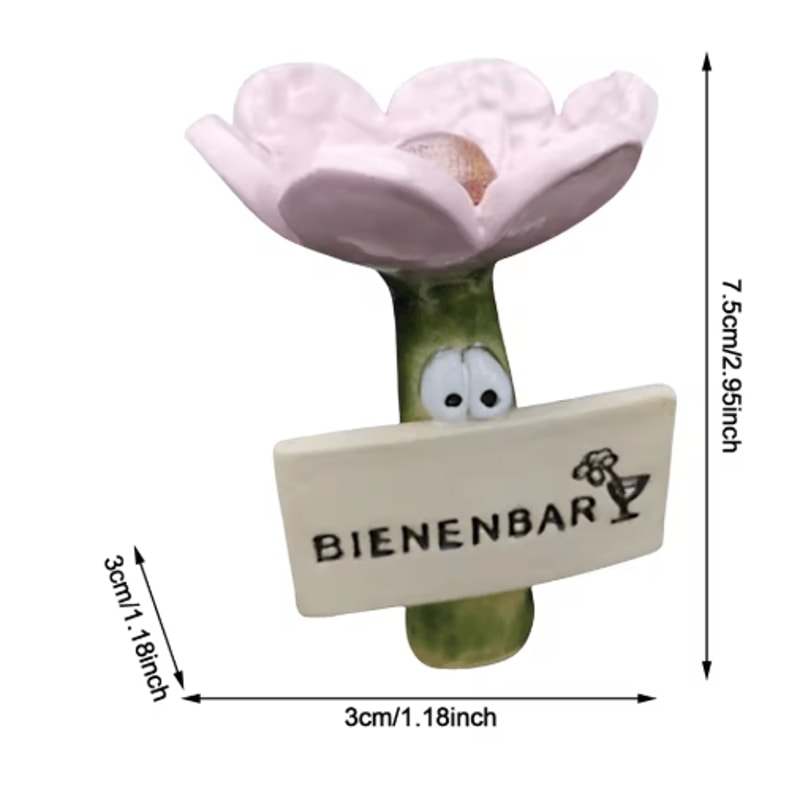 Insect Drinkers Flower Shaped Bee Drinking Cups For Garden Pollinators 3